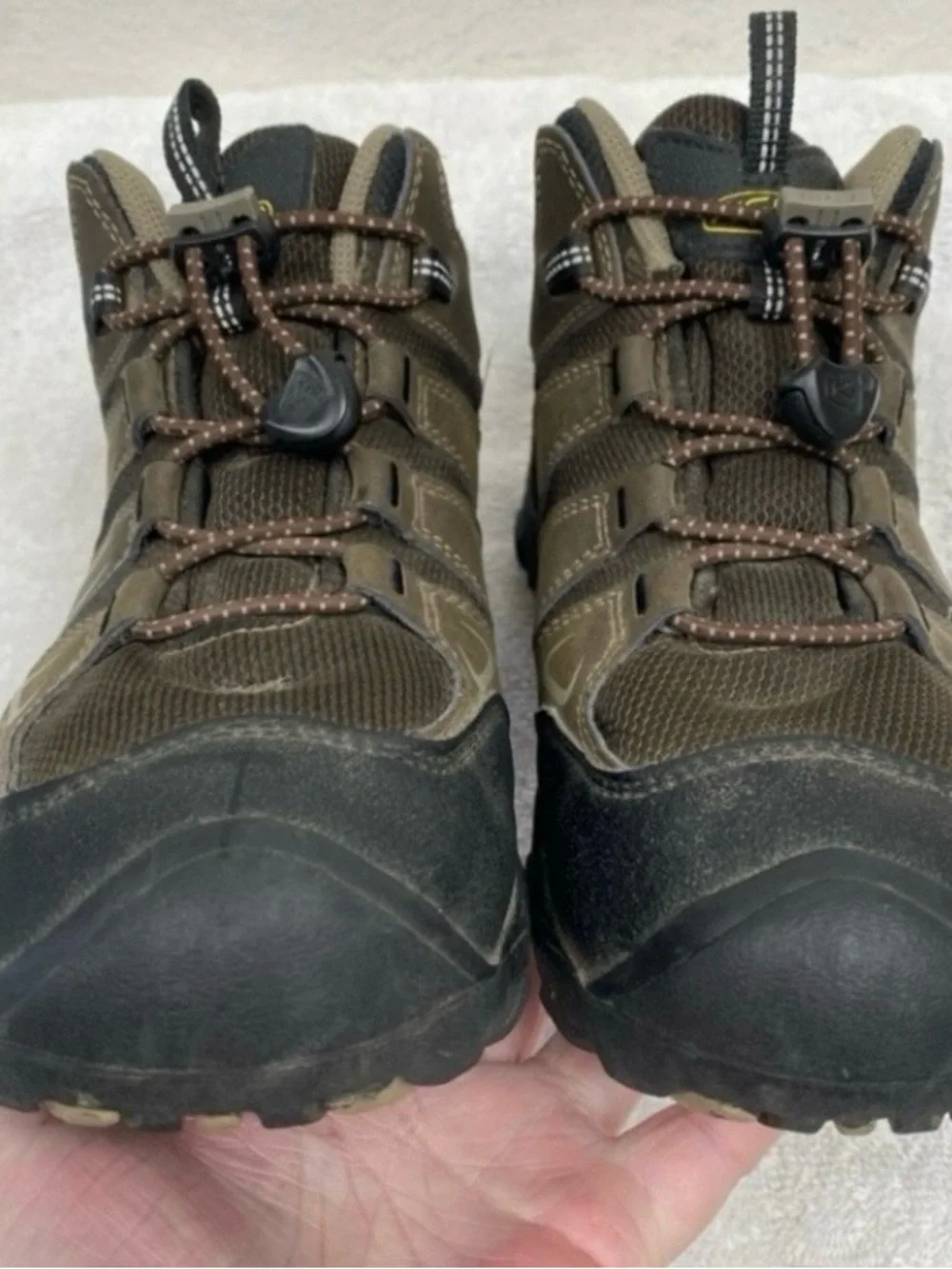 Keen Girls Brown Bungie Waterproof Hiking Outdoor Boot Size EU 36 Kids 4 Camping